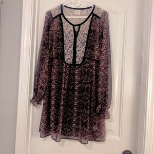 Knox Rose Pink & Purple Floral Dress